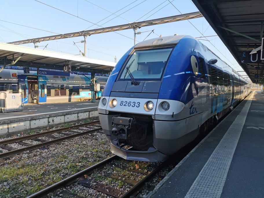 Gare SNCF de Caen en Normandie