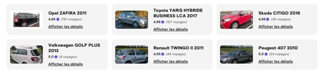 location voiture Caen gare aéroport et Bayeux